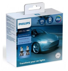 Lamp automobile LED Philips 11342UE2X2, H4, 6500K 